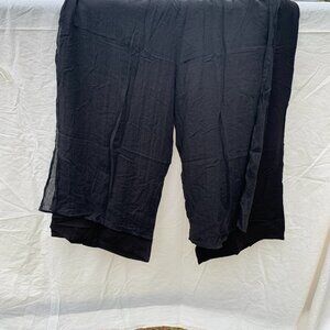Minibee Elegant Black Wide Leg Women's Pants NWT
